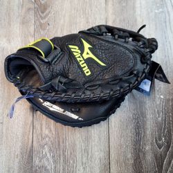 Mizuno GXS101 Black Adjustable 32.50" Youth Softball Glove Catchers Left Hand (BRAND NEW)