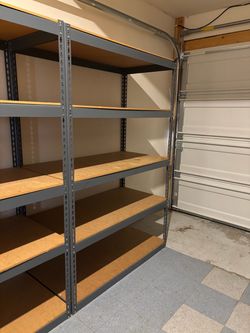 Storage shelves
