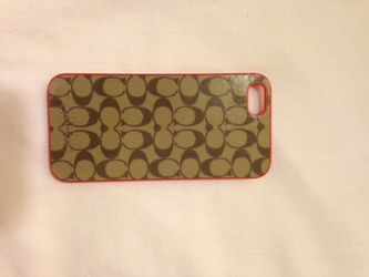 Coach iPhone 5 case.