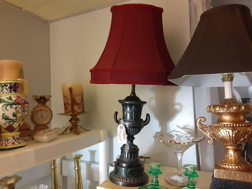  VERY UNIQUE LOOKING VINTAGE LAMP FROM FRANCE 