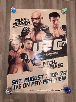 UFC 117 Silva vs Sonnen Official Event Poster