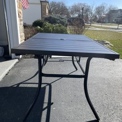 Never Used Black Outdoor Patio Table