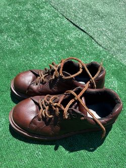 Brown Leather Lace-Up Oxford Shoes