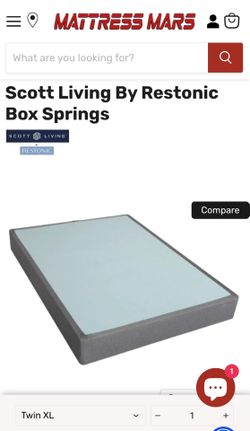 (2) Twin XL or King Size Box Springs Foundation