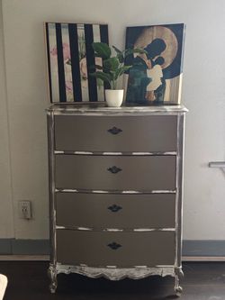 Vintage French Provincial Tall Dresser