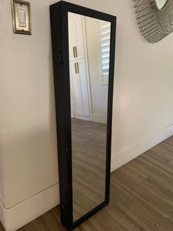 Mirrored Jewelry Armoire