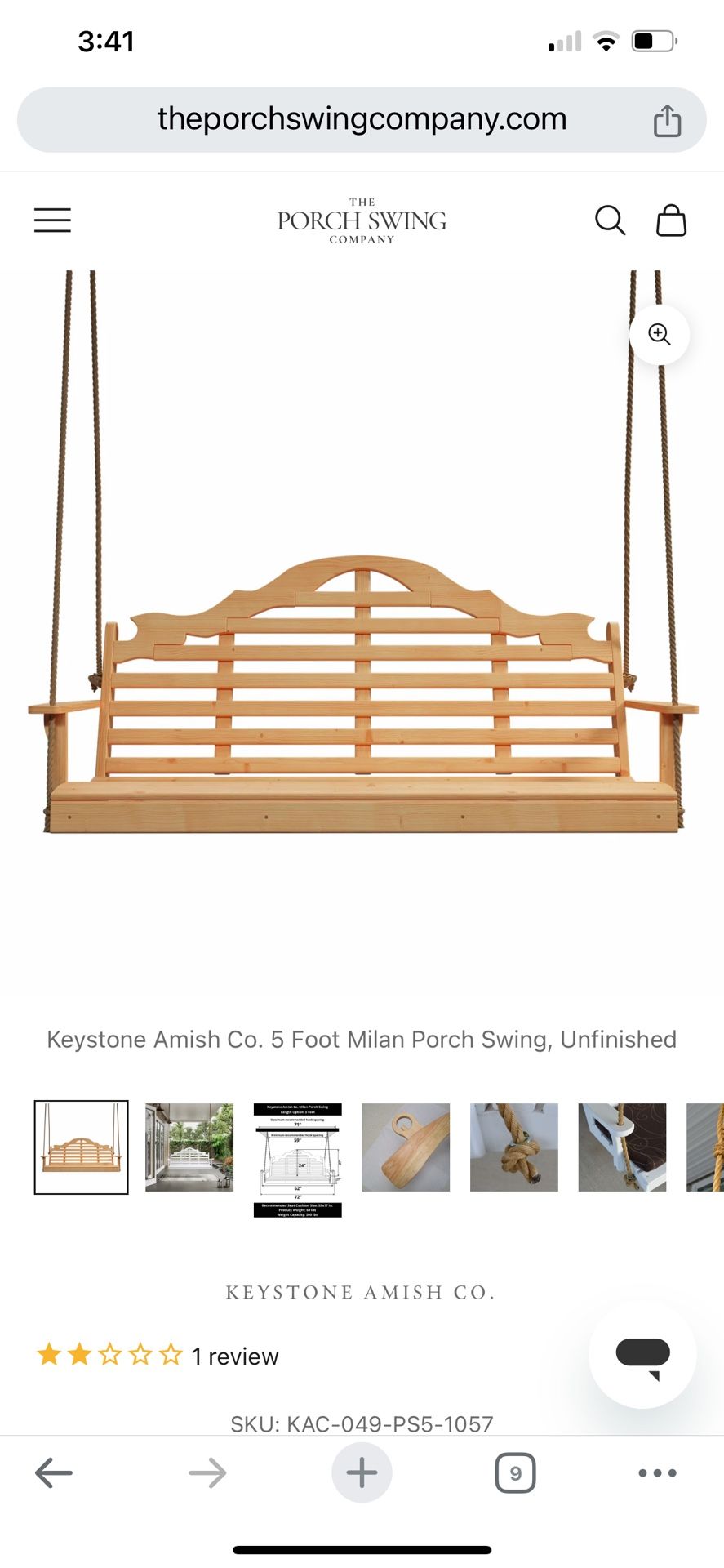 porch swing