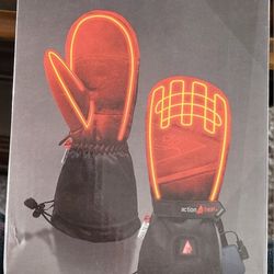 Action Heat Rechargeable Heated Mittens 