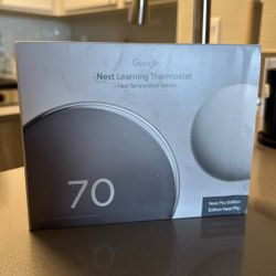 Sealed Google Nest Thermostat + Sensor