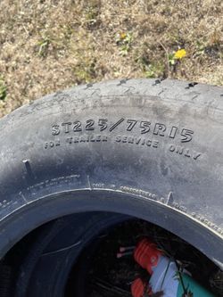Free  2 good year tire  ST225/75R 15
