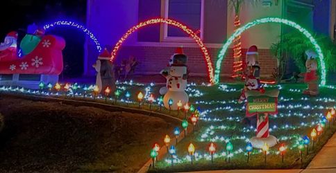 Christmas Light Arches