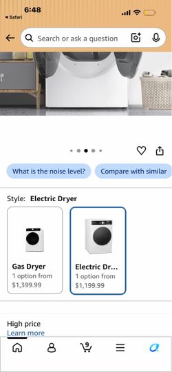 Washer and dryer