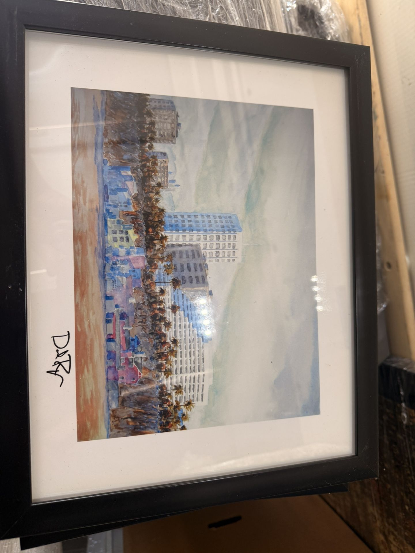 Set of 6 Venice Beach Framed Art Prints – Colorful Coastal Décor