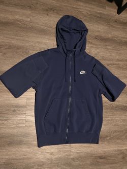 Dark blue zipper Nike sweater size S new