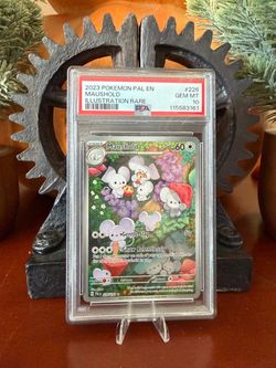 2023 Pokemon Maushold PAL En Illustration Rare PSA 10