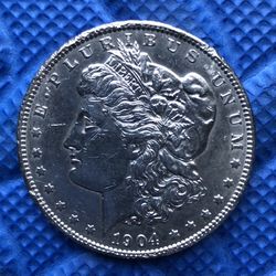 1904-O 90% Silver Morgan Dollar