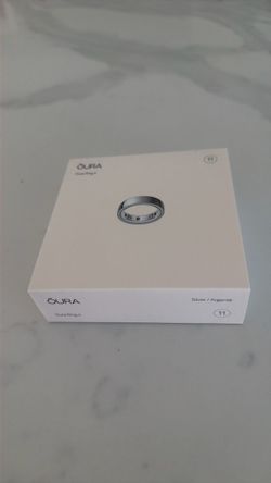 Oura ring silver 4 size 11 brand new