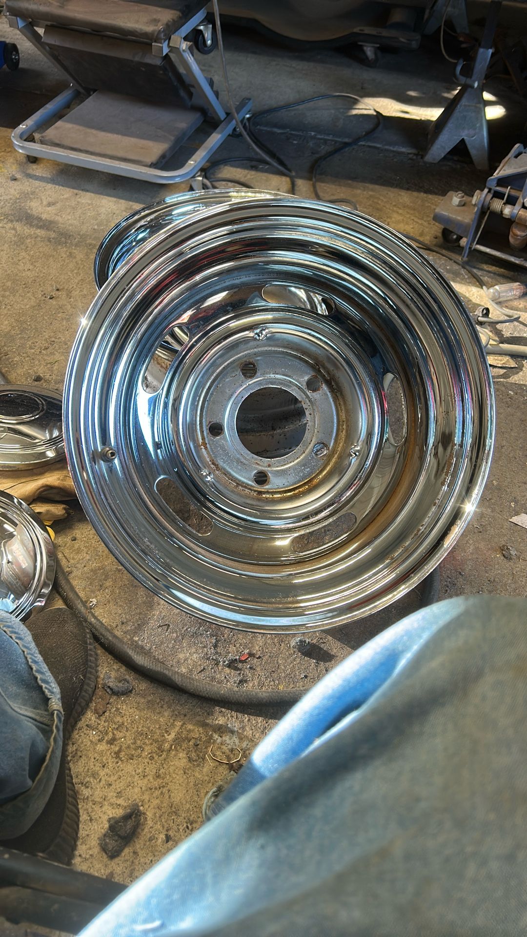 Square Body Rally Wheels 5x5 Bolt Pattern 15x8