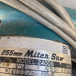 Mikita 10” Compound Miter Saw 45 Angle 2400 Heavy Duty