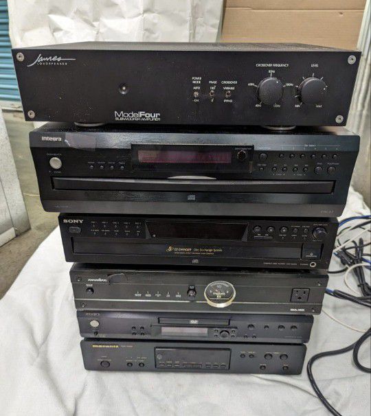 See List! High-end Home Theater Stereo System Electronics Marantz Power Management Amplifier DVD Player Blu-ray Sony Panasonic James Loudspeaker