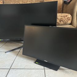 2 gaming monitors 