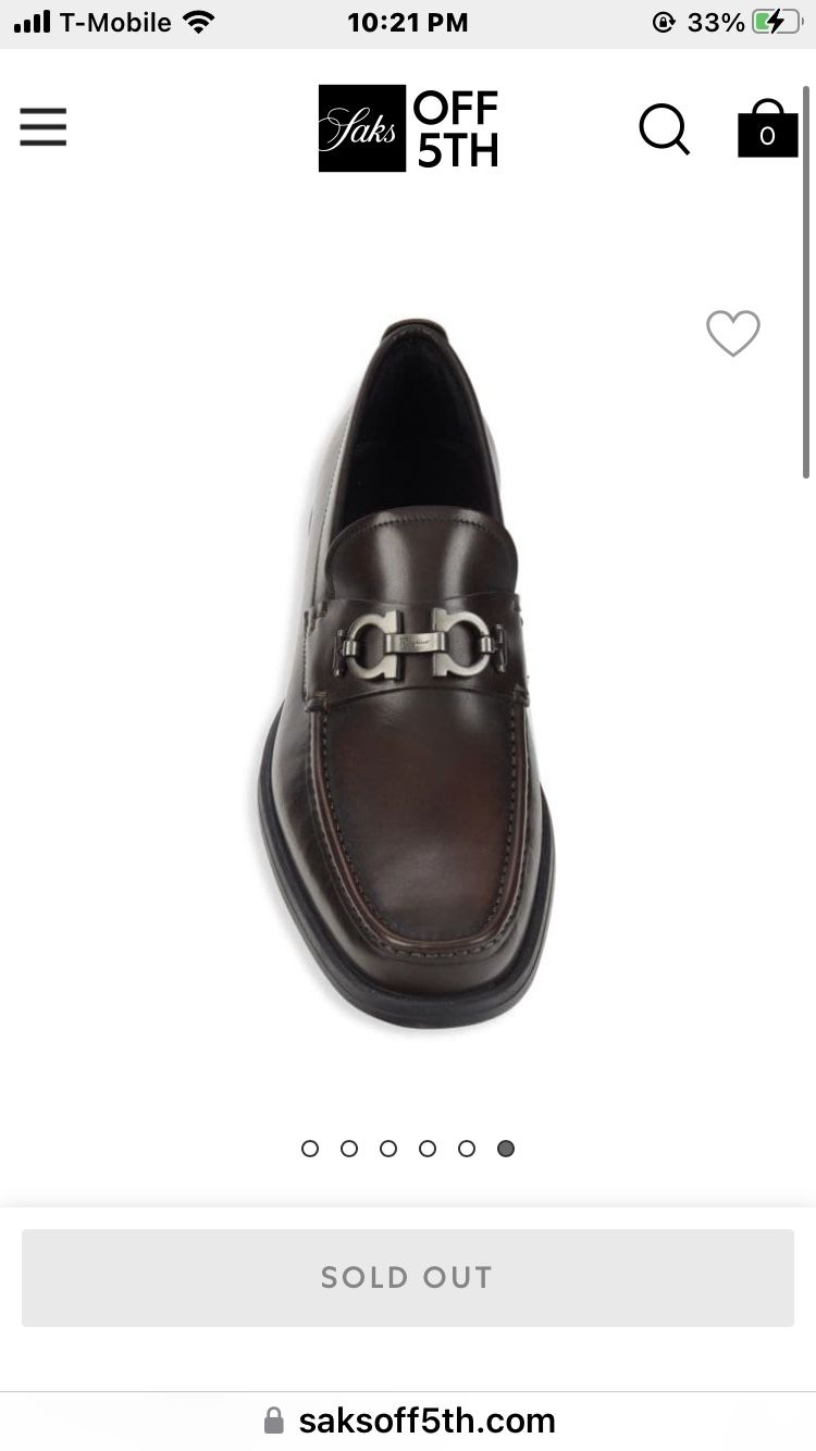Ferragamo Size 10 Men Loafer display picture 1
