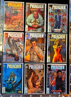 Preacher DC/Vertigo Comic Book Lot of 9