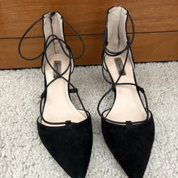 INC Black High Heels Size 10