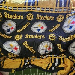 Pittsburgh Steelers Two Sided Blanket 