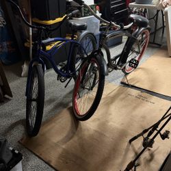 Two Cruiser Style Bikes