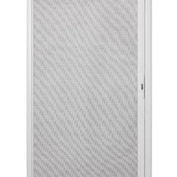 36 in. x 80 in. LuminAire White for Single Entry Door 32 in.-36 in. Universal Handed Aluminum Retractable Screen Door