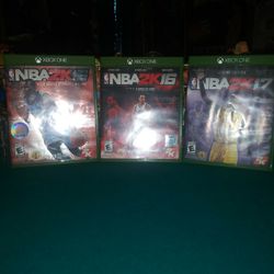 XBox One Games NBA2K 15 16 And 17 Legends Edition
