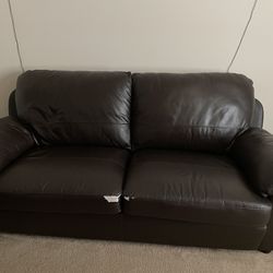 Leather Living Room Sofa Set
