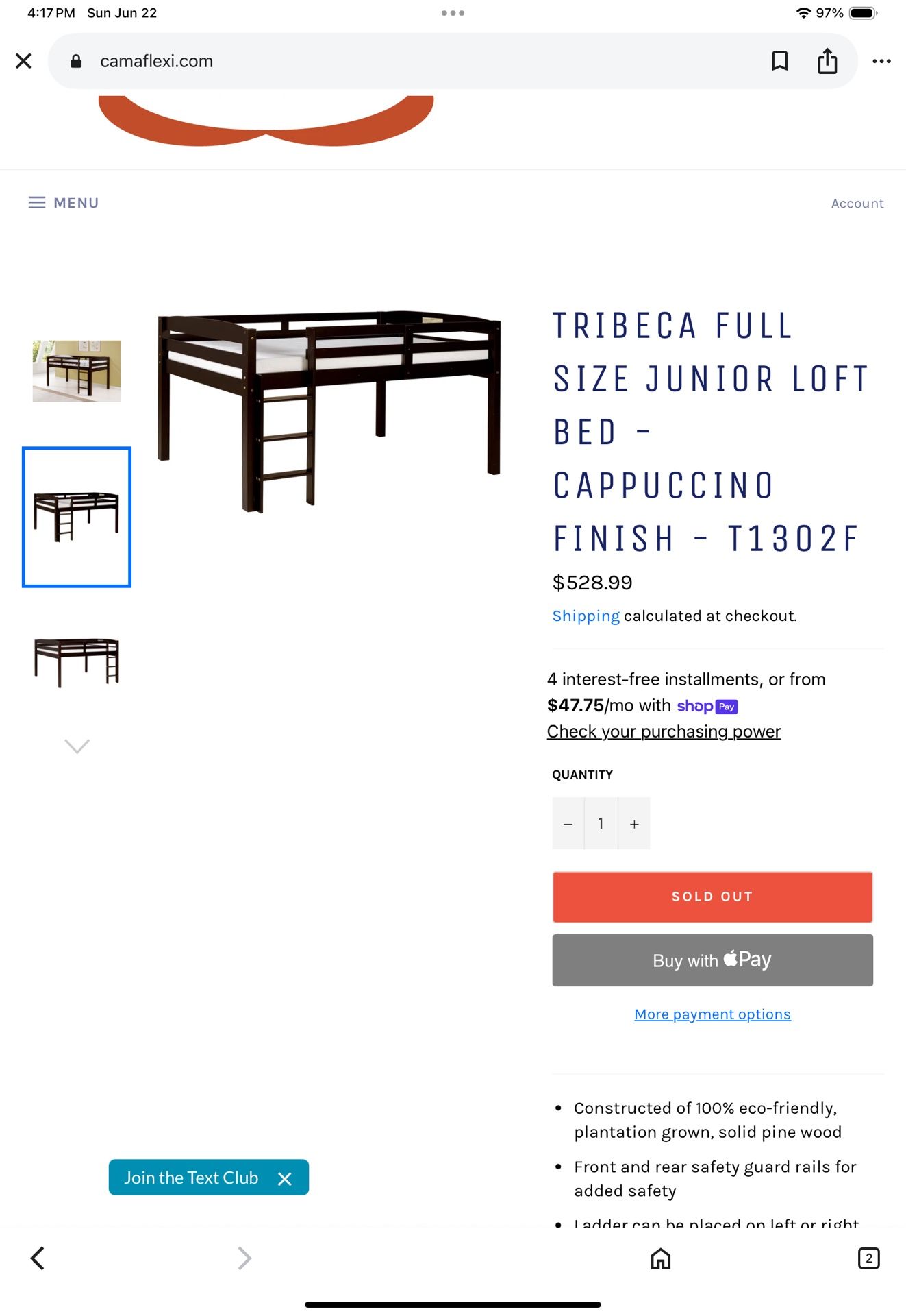 Bed Frame Full-size