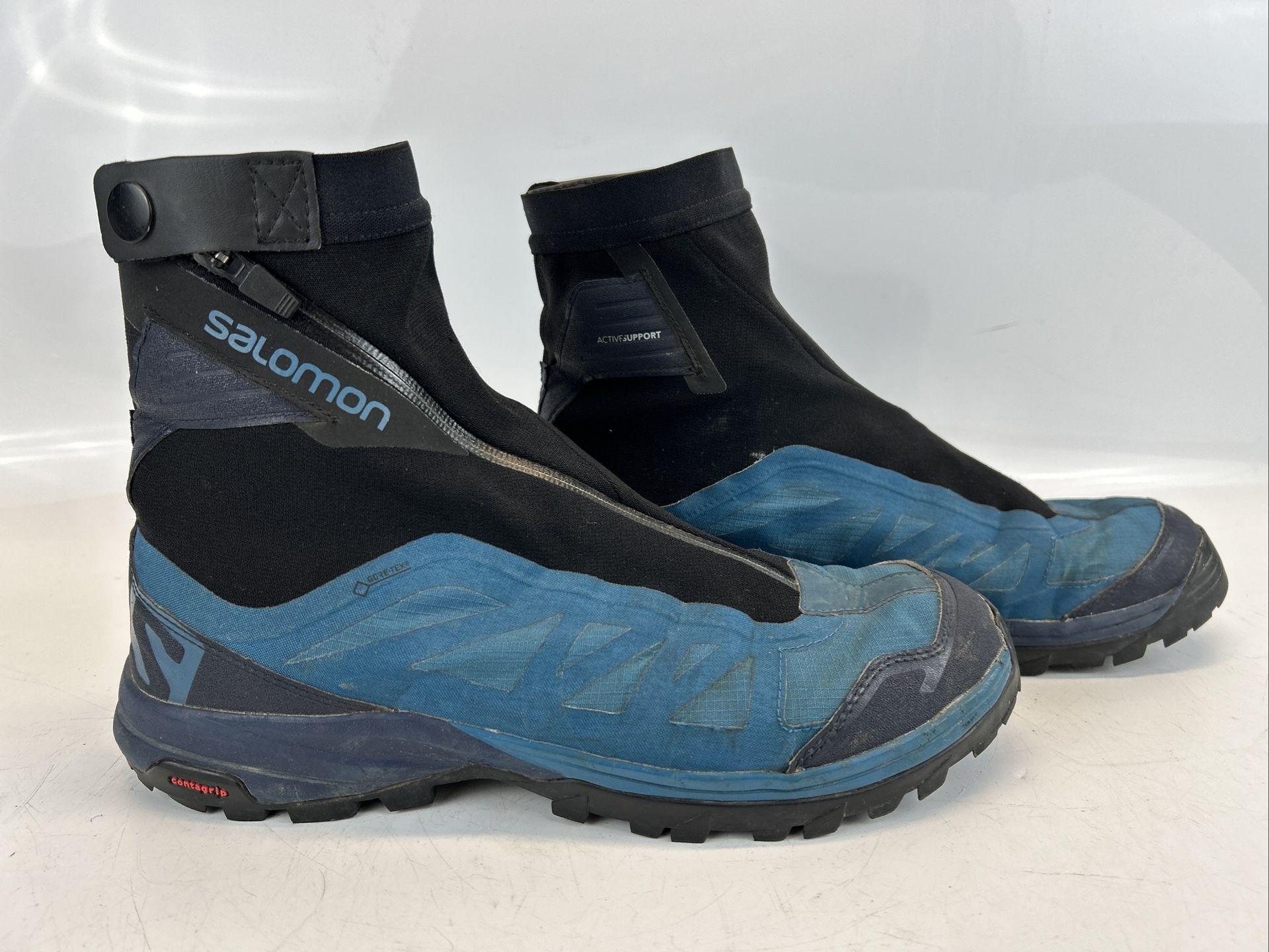 Salomon Outpath GTX Pro Men's Blue Hiking Shoes Sneakers Size 10