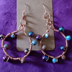 Hematite Hoops