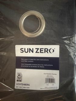 Sun Zero Grommet Curtain Panel 50x84