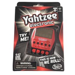 Hasbro Gaming Yahtzee Handheld Digital Game, Travel, Classic