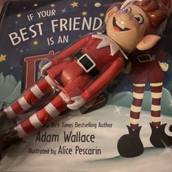 Elf Doll And Reading book Unopened Brand New