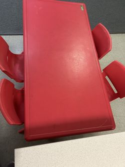 Kids Table With 4 Chairs
