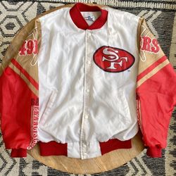 Vintage 49ers Jacket Chalkline XL