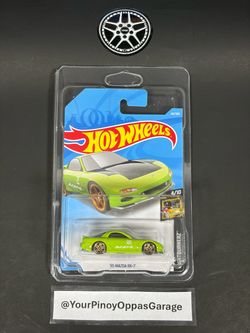 Hot Wheels - Nightburnerz #4/10 - Green 1995 ‘95 Mazda RX-7 FD (FJY97)
