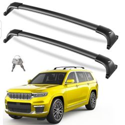 Roof Cross Bars Jeep Grand Cherokee   L 2021-2026 and 2022-2026 Grand Cherokee WL.