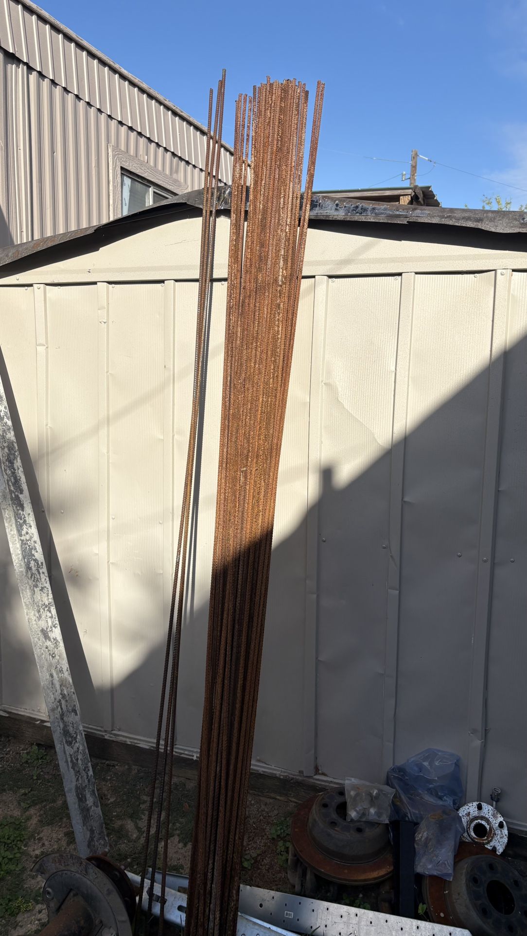 Rebar 8ft Rebar Number 3 Asking $2 Each