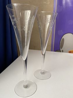 Princess House crystal stemware.