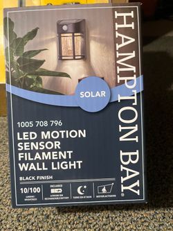 2 Hampton Bay LED Motion Sensor Wall Light