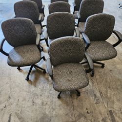 10 Matching Office Chairs 