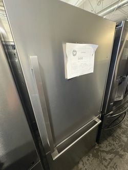 Hisense Bottom Freezer Refrigerator Stainless Steel