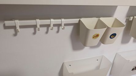 IKEA SUNNERSTA Wall Storage Set/ hook/container