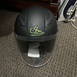 Brand New Fly E-Bike DOT Helmet – Large – Full Face with Clear Visor